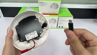 Lizvie Smoke Detector Camera Operation Video S10020005000 [upl. by Cacia]