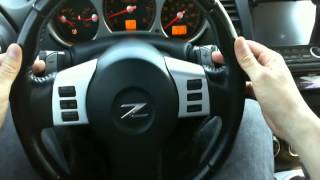 HNP Wireless F1 Steering Wheel Mounted Universal Paddle Shift Kit Installed On a 2006 Nissan 350z [upl. by Ymmaj170]