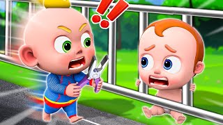 Im Stuck Song 😭 Playground Safety Song  Safety Tips amp Baby Songs More Nursery Rhymes amp Kids Songs [upl. by Luhey]