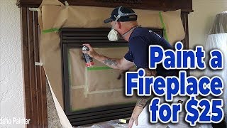 Paint A Fireplace for 25 DIY Amazing Bronze Finish [upl. by Dygall]