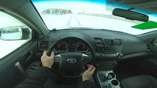 2013 Toyota Highlander 35L 273HP POV CITY DRIVING [upl. by Cristie]