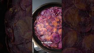 How to Make Purple Pommes Anna From My New ebBook recipe potato easyrecipe vegetarian chef [upl. by Junie]