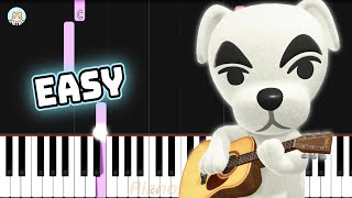 full Animal Crossing New Horizons  quotBubblegum KKquot  EASY Piano Tutorial amp Sheet Music [upl. by Enelloc]