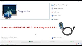 Install GM GDS2 2023713 for Mangoose JLR Pro  EOBDtoolcouk [upl. by Sobmalarah444]