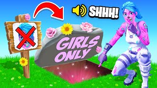 I Went UNDERCOVER in a GIRLS ONLY Fashion Show Fortnite [upl. by Hussar]