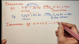 Bromination and Iodination of alkanes [upl. by Ruskin511]