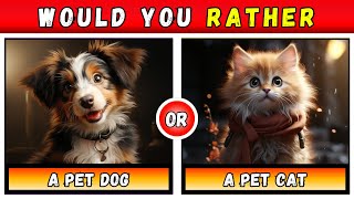 Would You Rather  Animal Edition  25 Question Quiz [upl. by Ecnahc56]