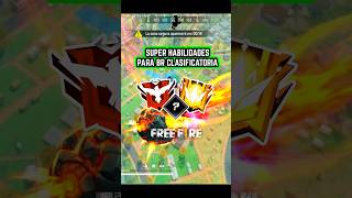 las MEJORES HABILIDADES para BR CLASIFICATORIA en FREE FIRE 2023  MEJORES HABILIDADES 2023 [upl. by Hollie859]