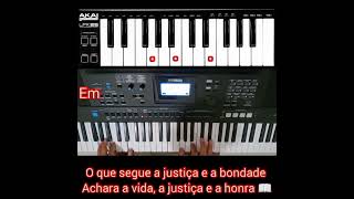 LOUVOR  CORDEIRO SANTO  PARTE 2 EM ACORDES SIMPLIFICADO BORA TOCAR 🎹🎸🎷🎺🎻🎶🙏🏾😱😱😱😱😱 [upl. by Joey978]