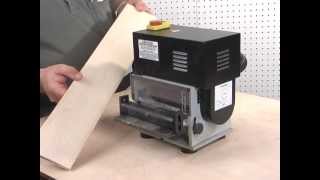 Demonstration of MicroLux 83507 Drum Thickness Sander [upl. by Alekram250]