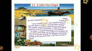 14 A Letter from Hingoli Class Six Subject English [upl. by Plath]