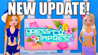 NEW Dress to Impress UPDATE Summer Edition [upl. by Etnovad]