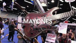 Namm Guitars 2017  Ibanez Music Man Mayones Aristides Kiesel and More [upl. by Atiuqin838]