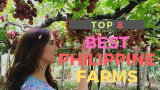 TOP 8 FARMS IN THE PHILIPPINES [upl. by Miharba460]