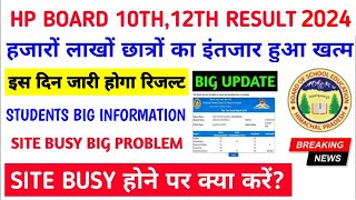 hp bose 10th12th result 2024hp bose 10th class result 2024hpbose 12th result 2024 [upl. by Yahsel25]