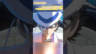 Lupin III disguises himself as the phantom thief Kid to carry out a heistshorts anime lupin [upl. by Ecirtemed]