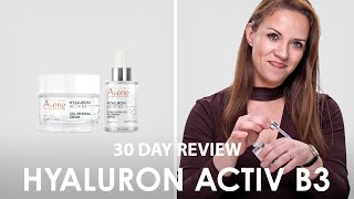 30 Day Team Review Range Avene Hyaluron Activ B3 Cell Renewal Cream 50ml [upl. by Ibrad]