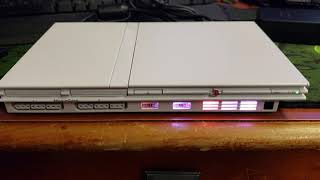 NeoPixel PL9823 Modded Ceramic White PlayStation 2 Slim PS2 Slim [upl. by Yeliac]