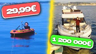 Nuit dans un bateau à 1200000€ VS Nuit dans un bateau à 2999€ [upl. by Landbert]