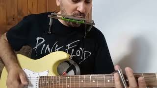 Longchamps Boogie  Pappos Blues Cover de Armónica y Guitarra en Open D [upl. by Taran836]