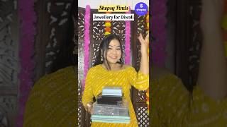 Shopsy Jewellery Haul Under Rs 400 Diwali Jewellery Ideas shopsybyflipkart shopsyfinds [upl. by Nazler]