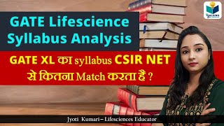 GATELifescience Syllabus analysis  Gate Vs CSIR NETsyllabus comparision [upl. by Adlanor]