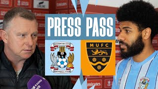 Mark Robins and Ellis Simms discuss Coventry Citys win against Maidstone United 🎙️ [upl. by Marko316]