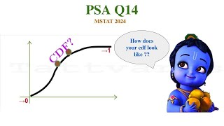 MSTAT 2024 PSA  Q14  CDF  Limit [upl. by Ymor]