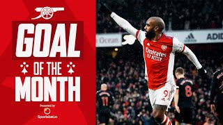 Who scored Arsenals best goal in December  Lacazette Miedema Martinelli Saka and more [upl. by Prescott705]