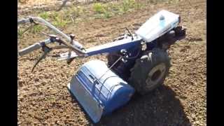 Motoculteur Staub 9500 avec rotavator [upl. by Phylys]