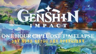 All Nations amp Regions ost chill Timelapse Genshin Impact 51 With Timestamps and Locationnames [upl. by Marx]