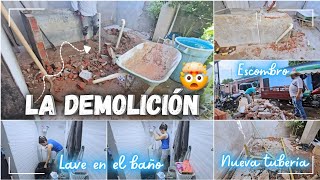 ✅️ CAMBIOS EN MI PATIO ✅️ DEMOLICIÓN ⚒️ SEGUIMOS CON LA REMODELACION 🥰 [upl. by Tav]