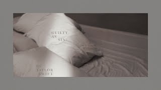 Taylor Swift  Guilty as Sin Official Lyric Video [upl. by Ikcim180]