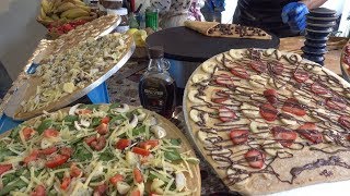 Colourful Crepes and Galettes Seen and Tasted in Brick Lane London Street Food [upl. by Ellehsal]