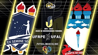 🏆JUFS 2024  UFRPE 🆚 UFAL  Futsal Masculino [upl. by Aekan91]