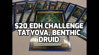 MTG 20 Dollar EDH Challenge  Tatyova Benthic Druid Budget Commander Deck [upl. by Imim905]