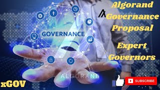 Algorand Governance Proposal  xGOV [upl. by Womack]