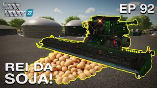 Rei da Soja  EP92  Colheita Insana Ano 8  Matopiba Map  Farming Simulator 22 [upl. by Lemuel]