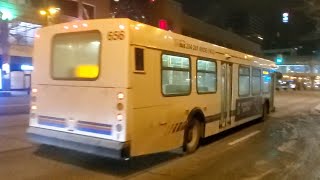 Riding on Winnipeg Transit 656 1995 D40LF on Route 2️⃣1️⃣ Portage Express [upl. by Nicolau]