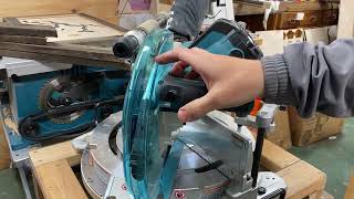 Makita LS1219L 12 Dual Bevel Sliding Compound Miter Saw with Laser Review [upl. by Htidirem]