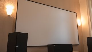 Heimkino Leinwand bauen für UNTER 90€ DOITYOURSELF [upl. by Atcele222]