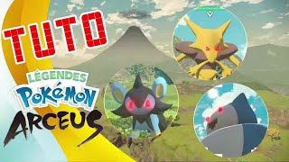 Barons Luxio Ronflex et Alakazam  Tuto Legends Arceus EP01 [upl. by Kyred]