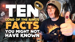 10 Facts about Lord of the Rings Lore you might not have known [upl. by Clover]