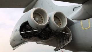 Vickers VC10 K4 ZD241 GASGM Engines 3 amp 4 start on March 31 2014 [upl. by Joann]