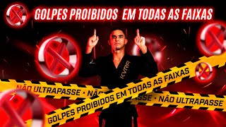 Conheça os Golpes Proibidos em todas as Faixas do JiuJitsu [upl. by Aretse538]