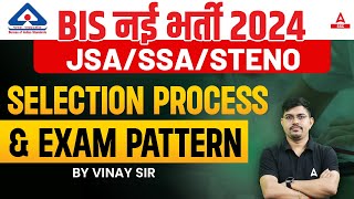 BIS Recruitment 2024  BIS JSA SSA Steno Exam Pattern amp Selection Process  By Vinay Sir [upl. by Artinahs219]