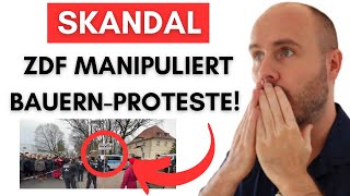 Videobeweis ZDF unterwandert BauernProteste mit KRlEGSTreibern [upl. by Domingo]