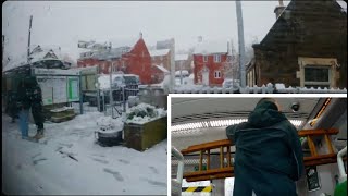 Barnstaple to Exeter Train 0835 Service  Going Through the Snow and Branches [upl. by Jd66]