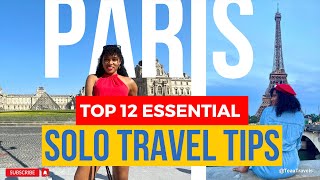 PARIS SOLO TRAVEL TIPS  Avoid Mistakes amp Culture Shock [upl. by Buell]