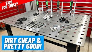 Harbor Freight’s New Welding Table  Quick Look [upl. by Gnihc]